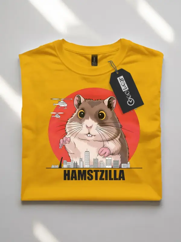 Hamsterzilla shirt - yellow