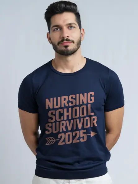 Navy nursing school survivor 2025 shirt – nursing school graduate gift