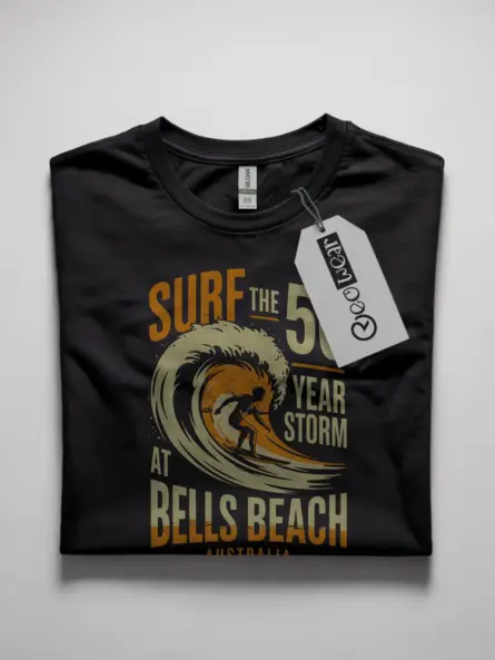 50 Year Storm Bells Beach vintage surf t-shirt