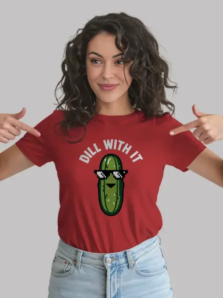 Dark Heather Quirky Vegetable Apparel lifestyle