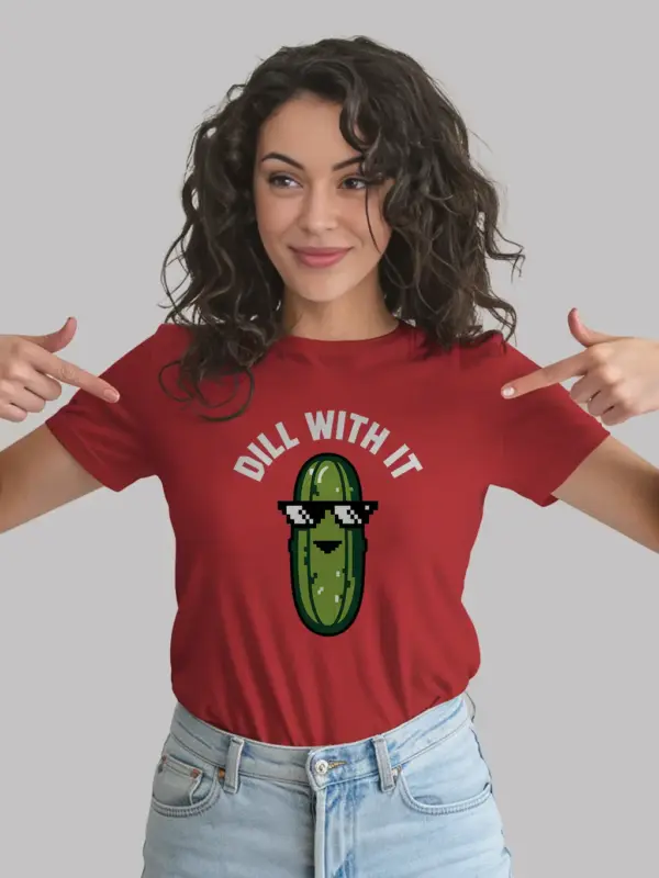 Dark Heather Quirky Vegetable Apparel lifestyle