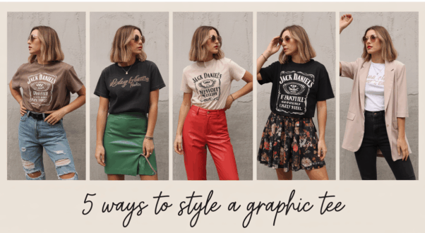 Graphic t-shirts outfit ideas for every season – how to style graphic t-shirts | oreowear