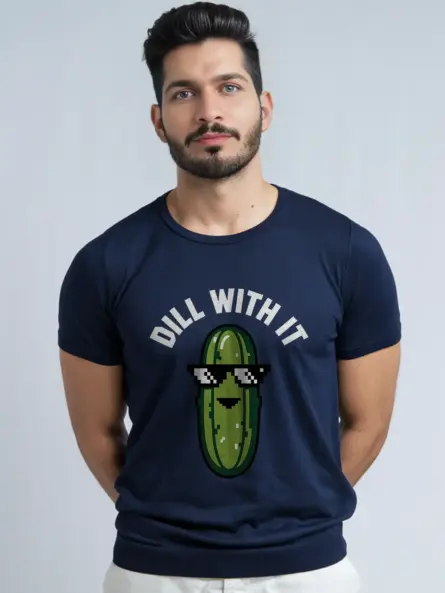 Navy Funny Food Pun T-Shirt lifestyle