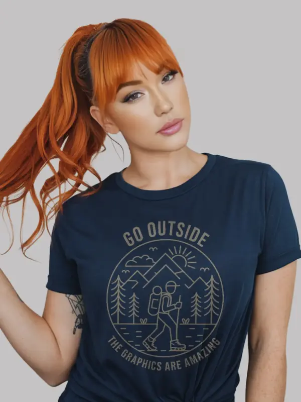Navy Nature Lover T-Shirt lifestyle