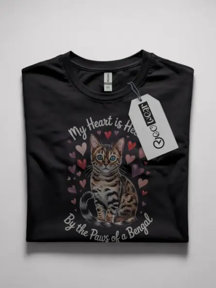 Bengal Cat Heart Shirt