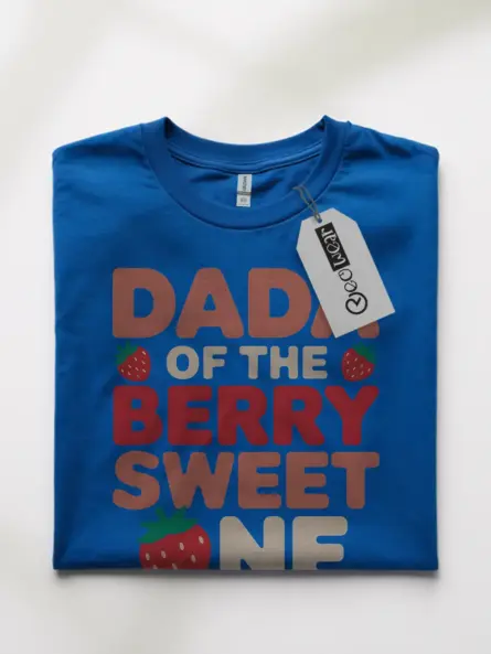 Royal blue berry sweet one dada shirt – sweet one dad tee