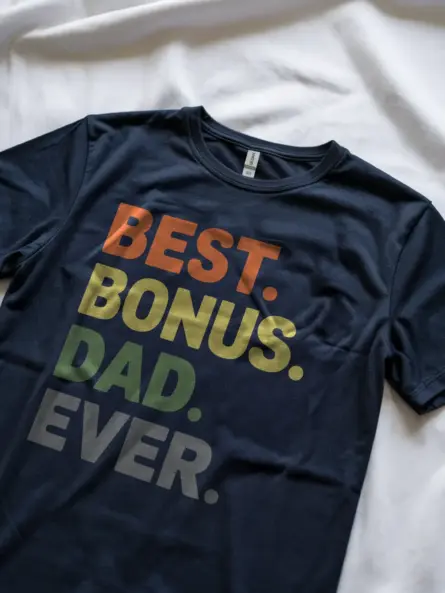 Navy best bonus dad ever shirt – father’s day stepdad shirt