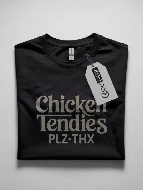 chicken tendies meme t-shirt
