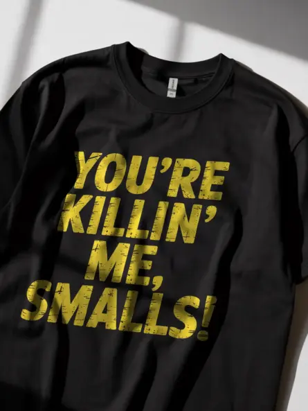 Black funny 90s movie quote t-shirt vintage distressed you're killing me smalls tee