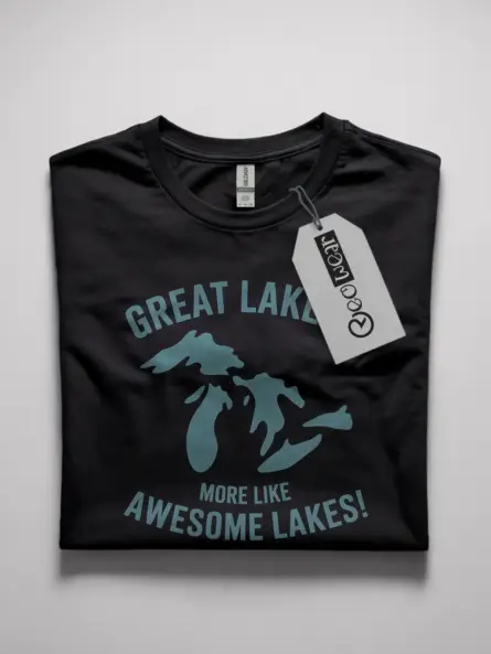 great lakes awesome lakes t shirt
