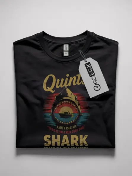 vintage shark fishing t-shirt