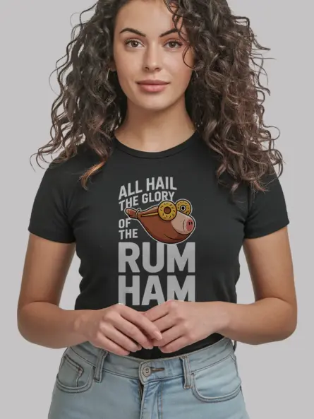 Black lifestyle view rum ham its always sunny t-shirt rum ham graphic tee frank reynolds design