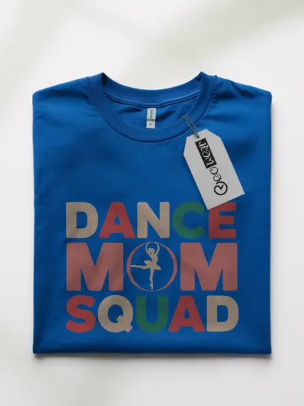 Royal blue dance mom squad shirt – cheer mom gift