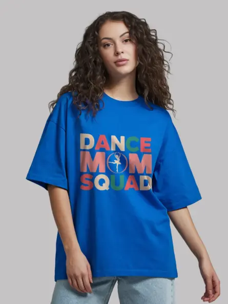 Royal blue dance mom squad shirt – cheer mom gift