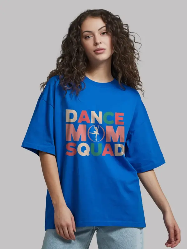 Royal blue dance mom squad shirt – cheer mom gift