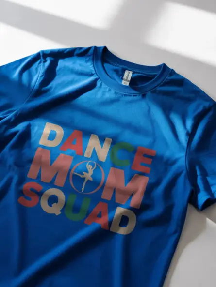 Royal blue dance mom squad shirt – cheer mom gift