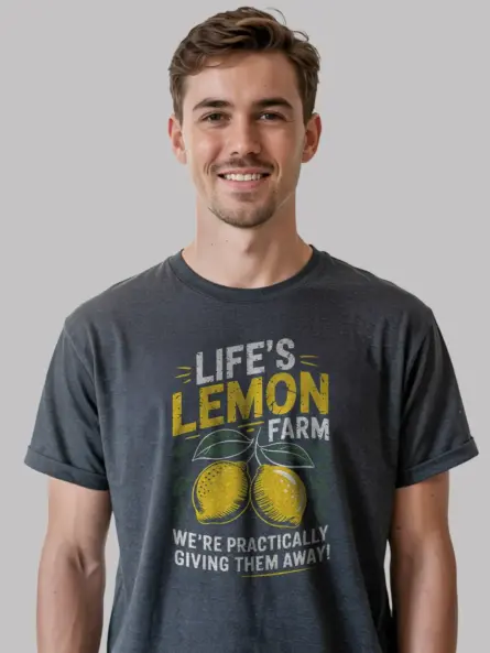 Dark Heather Mental Health Quote Apparel lifestyle