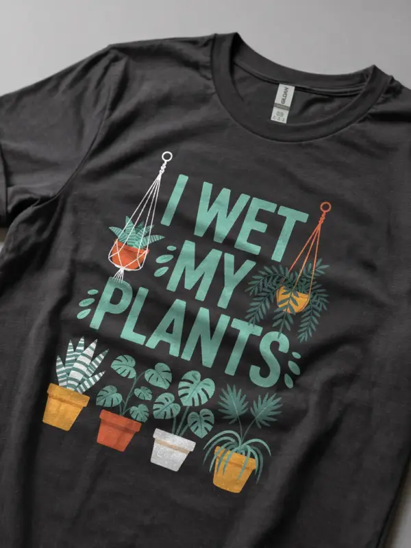Dark-heather-front-view-funny-plant-lover-t-shirt-i-wet-my-plants