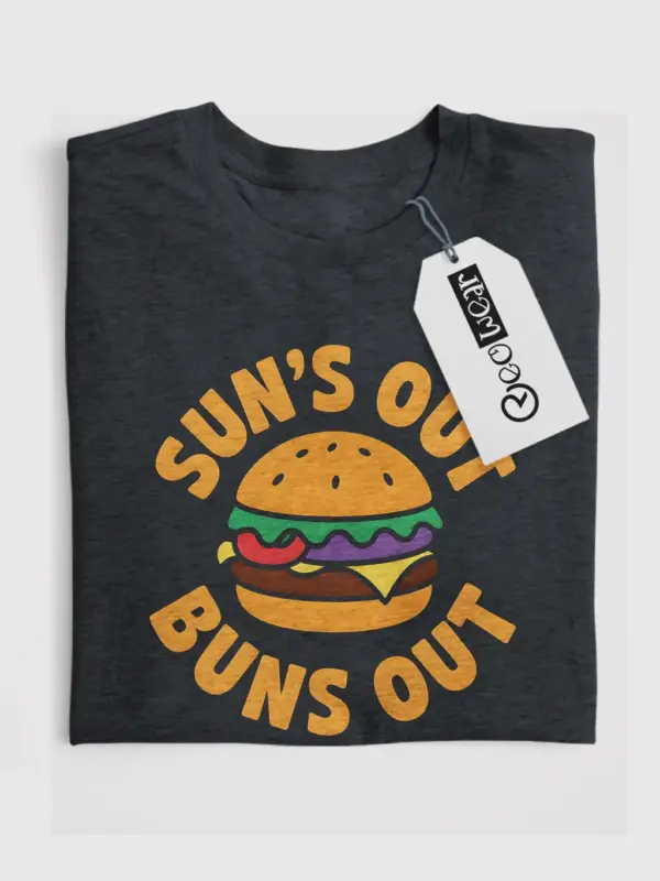 sun's out buns out burger tee