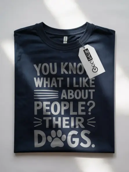 Navy dog owner t-shirt – pet owner humor shirt