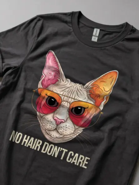 Dark Heather Funny Sphynx Cat Shirt – Sphynx Cat Lover Gift