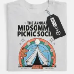 retro midsommar picnic t-shirt