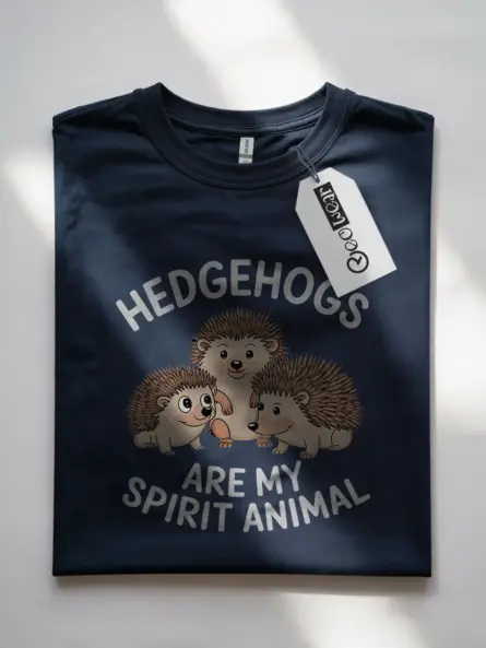 Navy hedgehogs spirit animal shirt – animal lover t-shirt