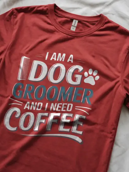 Dog groomer coffee shirt - image 8