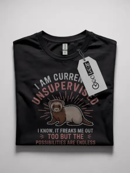 I Am Currently Unsupervised Ferret Shirt