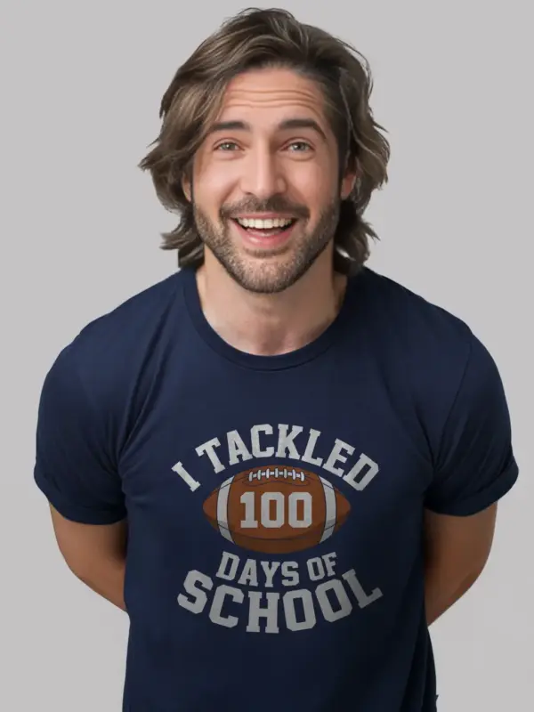 Navy football school team shirt – funny 100 days tee