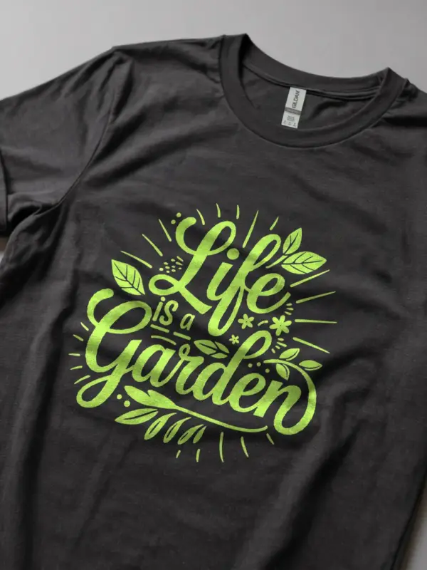Dark Heather Garden Life Shirt – Nature Lover Tee