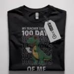 My teacher survived 100 days dinosaur shirt
