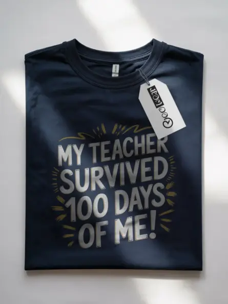 Navy 100 days of me shirt – teacher humor shirt