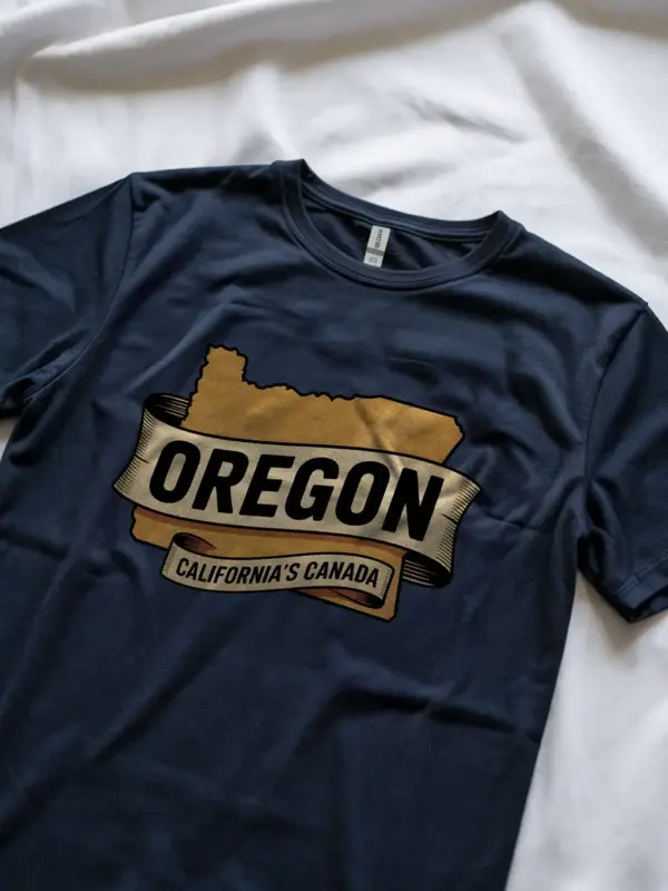 Navy Oregon State Pride T-Shirt california’s canada meme shirt