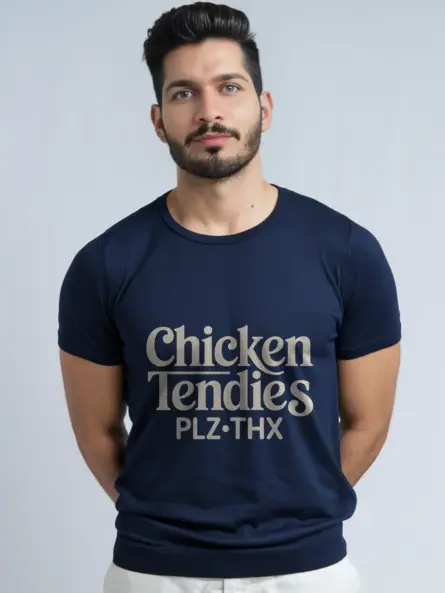 Navy Chicken Tendies Meme T-Shirt