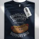 emotional support dog shirt funny