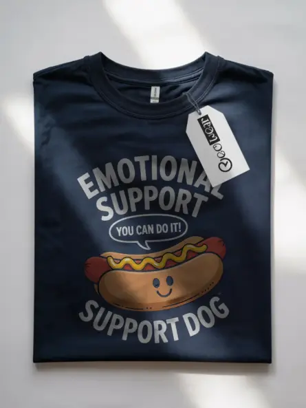 emotional support dog shirt funny