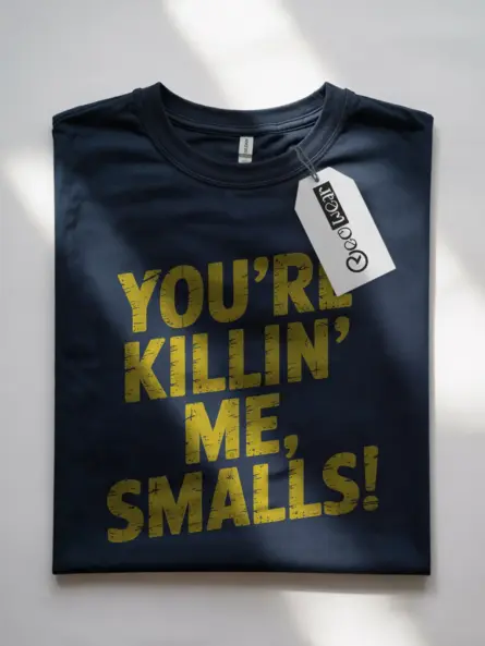 Navy funny 90s movie quote t-shirt shop classic movie quote shirts for men and women front view