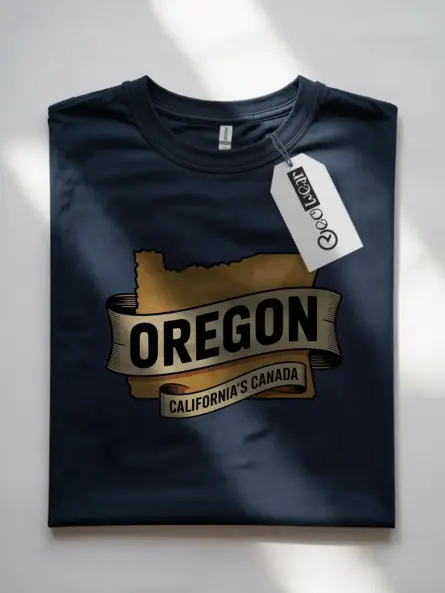 Navy Oregon State Pride T-Shirt classic oregon humor shirt