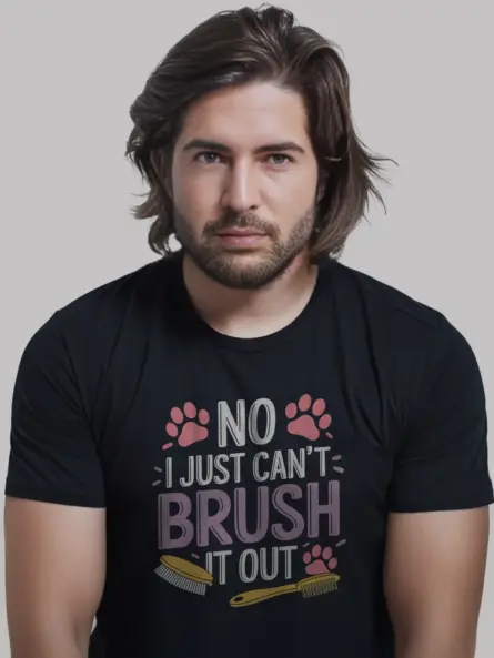 No i just can't brush it out shirt - image 3