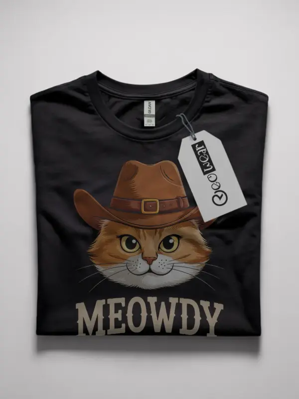 Orange cat meowdy shirt