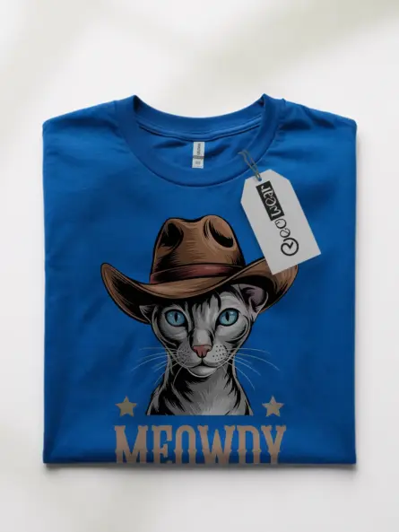 Royal oriental shorthair meowdy shirt – western texas meme tee
