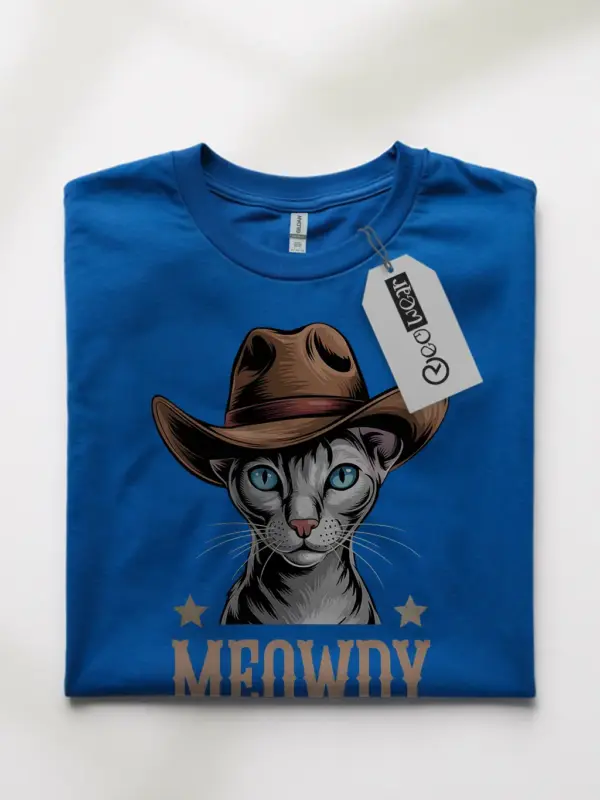 Royal oriental shorthair meowdy shirt – western texas meme tee