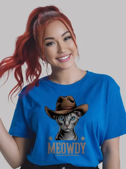 Royal oriental shorthair meowdy shirt – western texas meme tee