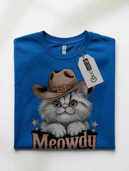 Persian cowboy cat shirt