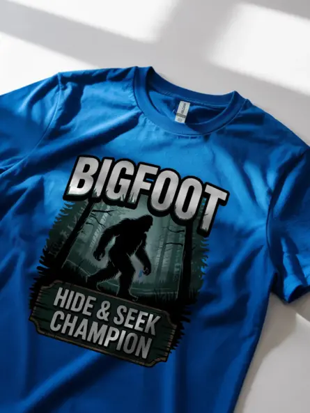 Bigfoot Motivational T-Shirt Champion Design - Image 2