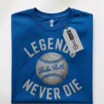 legends never die baseball t-shirt