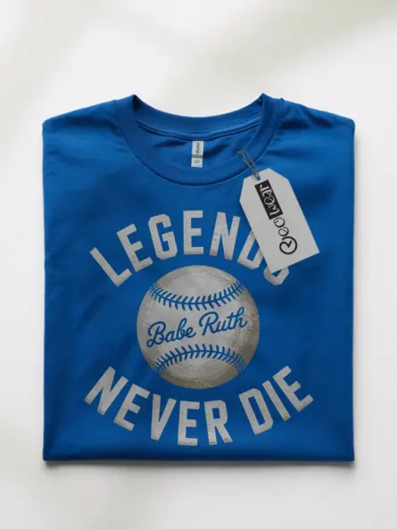 legends never die baseball t-shirt