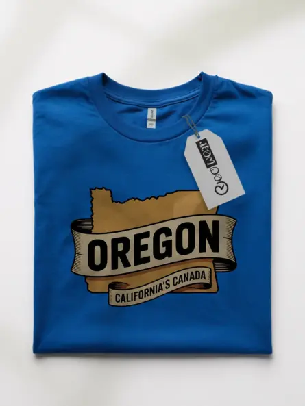 Royal Blue Oregon State Pride T-Shirt funny oregon apparel