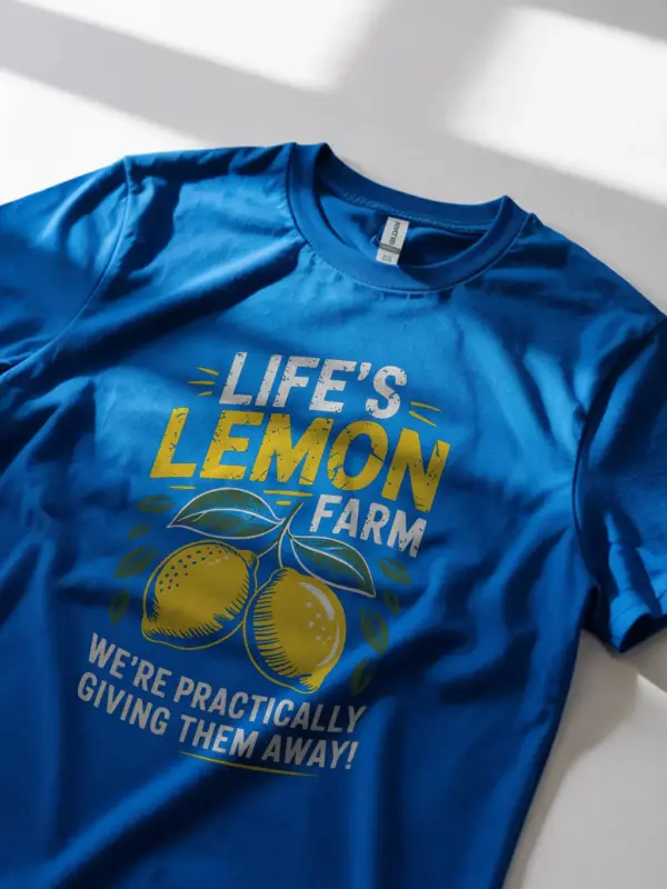 Royal Blue Life’s Lemon Farm Vintage Lemon Farm T-Shirt